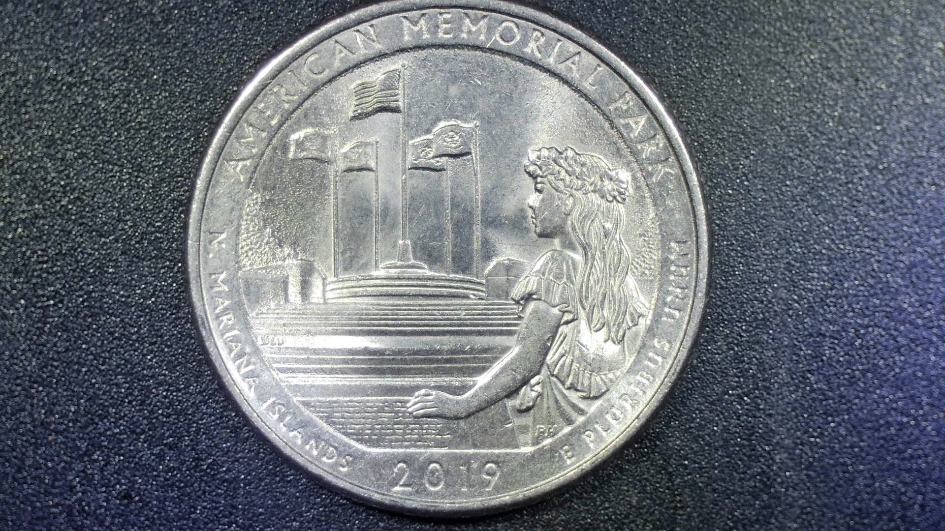 2019-P American Memorial Park Flag Die Break Error