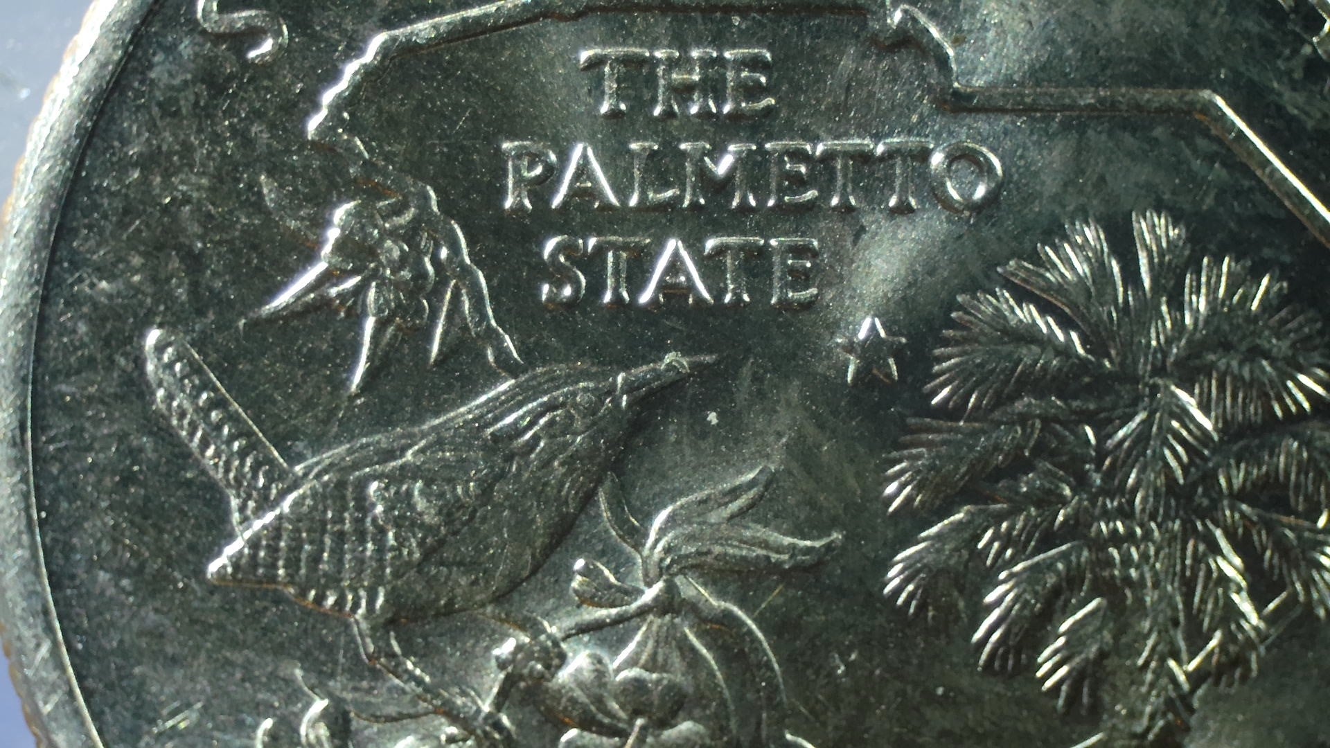 2000-D South Carolina Die Chip On Beak