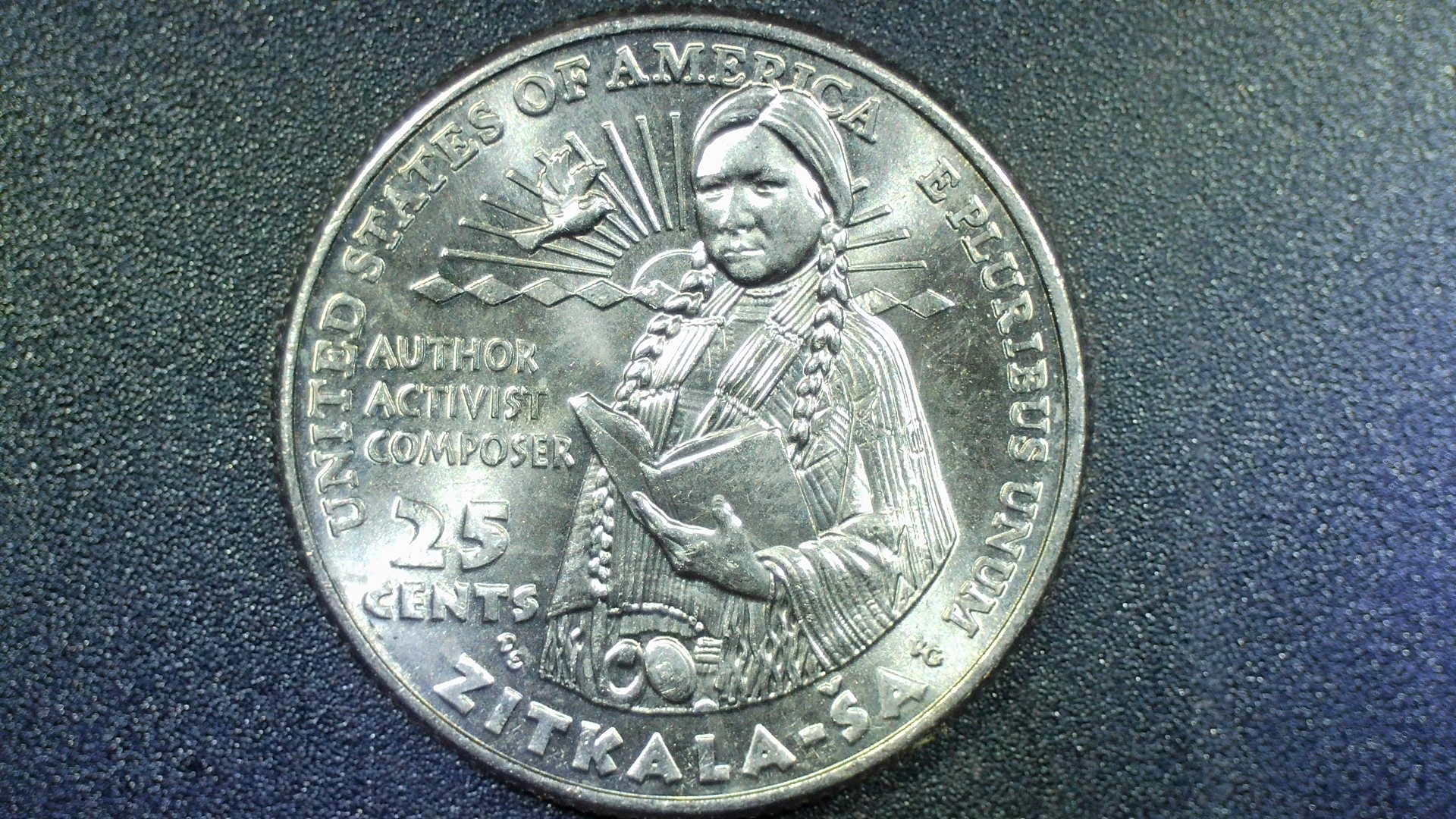 2024-P Zitkala-SA Die Chip On Bird Back "Bird Saddle"