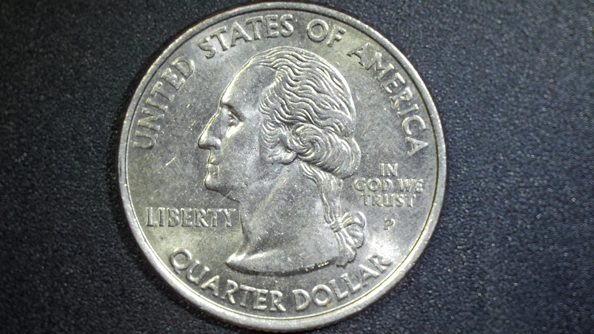 2008-P Arizona Quarter Extra Catus Leaf