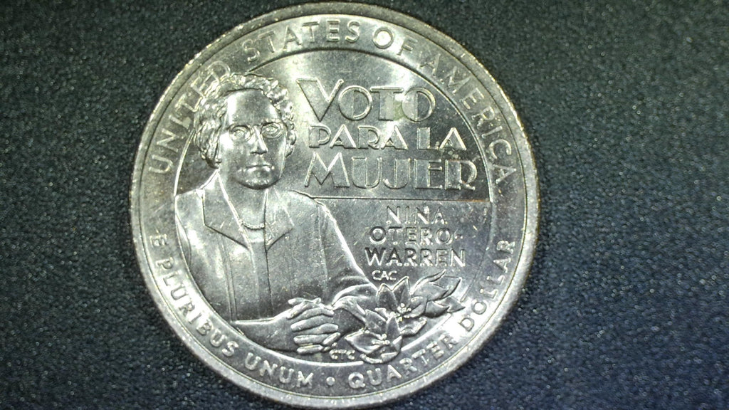 2022-D Nina Otero-Warren Die Chip on Name Error