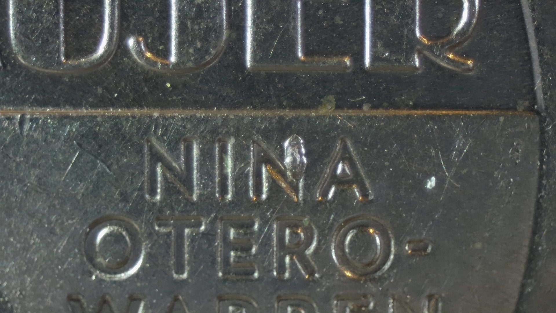 2022-D Nina Otero-Warren Die Chip on Name Error